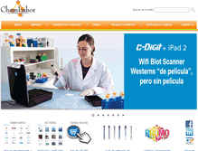 Tablet Screenshot of chemlabor.es